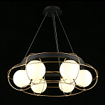 Люстра подвесная круглая с белыми плафонами Martin варинант исполнения - 3 | Loft Concept во Владивостоке