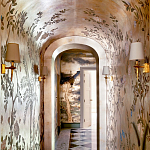 Обои ручная роспись Siam White Metal варинант исполнения - 3 | Loft Concept во Владивостоке