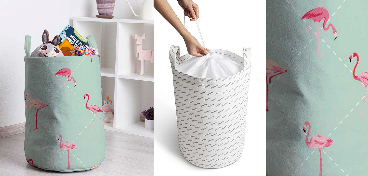 Корзина Flamingo Rhombus Basket Корзина Flamingo Rhombus Basket - Loft-Concept во Владивостоке