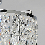 Потолочный светильник круглый с прозрачными подвесками Lunet варинант исполнения - 13 | Loft Concept во Владивостоке