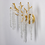 Бра золотого цвета с ветвями и хрустальными подвесками FAIRYTREE Light варинант исполнения - 3 | Loft Concept во Владивостоке