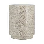 Приставной столик с рисунком из раковин устриц Bone Inlay варинант исполнения - 2 | Loft Concept во Владивостоке