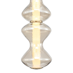 Подвесной светильник светодиодный с стеклянным волнообразным плафоном Amphora of Light варинант исполнения - 4 | Loft Concept во Владивостоке