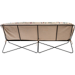 Трехместный диван на металлическом каркасе с цветочным принтом в стиле шинуазри Chinoiserie Birds on a Tree Sofa варинант исполнения - 2 | Loft Concept во Владивостоке