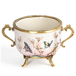 Фарфоровая чаша с бронзовыми элементами Eden Garden варинант исполнения - 1 | Loft Concept во Владивостоке