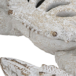 Статуэтка краб с детализированной текстурой в белом цвете Marine Accessories варинант исполнения - 3 | Loft Concept во Владивостоке