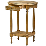 Деревянный овальный кофейный стол Margery Provence Coffee Table варинант исполнения - 2 | Loft Concept во Владивостоке