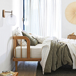 Кровать из массива дуба с пружинным блоком Mateta варинант исполнения - 8 | Loft Concept во Владивостоке