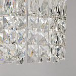 Потолочный светильник круглый с прозрачными подвесками Lunet варинант исполнения - 14 | Loft Concept во Владивостоке