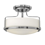 Потолочный светильник с круглым матовым белым плафоном Hinkley варинант исполнения - 9 | Loft Concept во Владивостоке