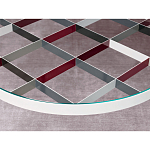 Дизайнерский круглый кофейный стол со стеклянной столешницей Gio Ponti D.555.1 Coffee Table варинант исполнения - 3 | Loft Concept во Владивостоке