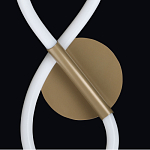 Бра с белым плафоном в форме восьмерки и круглым основанием Luke Lampco Tracer Lamp варинант исполнения - 5 | Loft Concept во Владивостоке