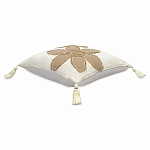 Подушка с цветочным принтом и кисточками Blooming Elegance Harper варинант исполнения - 1 | Loft Concept во Владивостоке