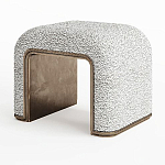 Пуф Forli с элегантной латунной вставкой варинант исполнения - 1 | Loft Concept во Владивостоке