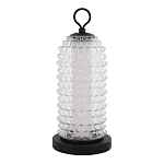 Настольная лампа с прозрачным факутрным стеклянным плафоном Sonora варинант исполнения - 2 | Loft Concept во Владивостоке