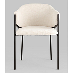 Стул Brace букле белый варинант исполнения - 4 | Loft Concept во Владивостоке