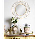 Зеркало круглое настенное в металлической оправе Modern Mirror Space варинант исполнения - 4 | Loft Concept во Владивостоке