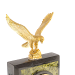 Настольный письменный набор из змеевика  и бронзы с декором в виде орла в подарочной упаковке Successful Leader варинант исполнения - 3 | Loft Concept во Владивостоке