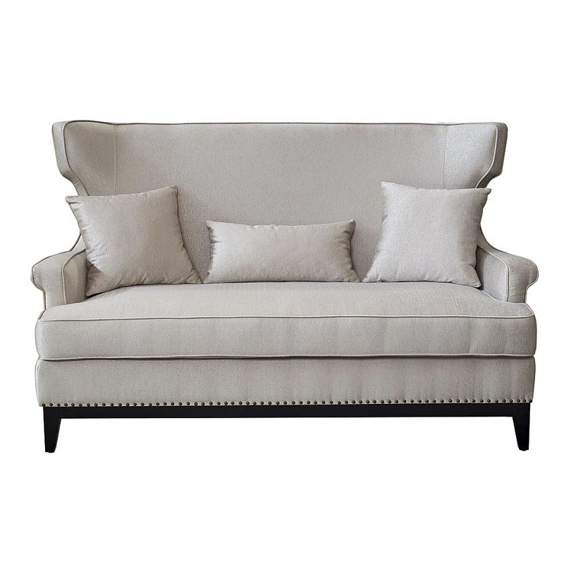 Диван Seine Sofa Velvet 2 Бежево-серый Диван Seine Sofa Velvet 2 Бежево-серый во Владивостоке | Loft Concept