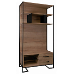 Стеллаж под TV в стиле лофт с открытыми полками и ящиками Urban Style Space варинант исполнения - 1 | Loft Concept во Владивостоке