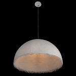 Подвесной светильник в форме купола белого цвета с ажурной бахромой Tactile Line варинант исполнения - 5 | Loft Concept во Владивостоке