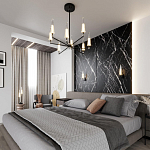 Настольная лампа с прозрачными плафонами из стекла Umbrella варинант исполнения - 5 | Loft Concept во Владивостоке