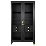 Дизайнерский шкаф витрина Elsa Dreams Black с 4-мя ящиками варинант исполнения - 1 | Loft Concept во Владивостоке