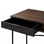 Стол рабочий в стиле лофт с ящиком и нишей для хранения Urban Style Space 2 варинант исполнения - 4 | Loft Concept во Владивостоке