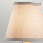 Бра со стеклянным шарообразным декором с пузырьками и бежевым абажуром Feiss варинант исполнения - 2 | Loft Concept во Владивостоке