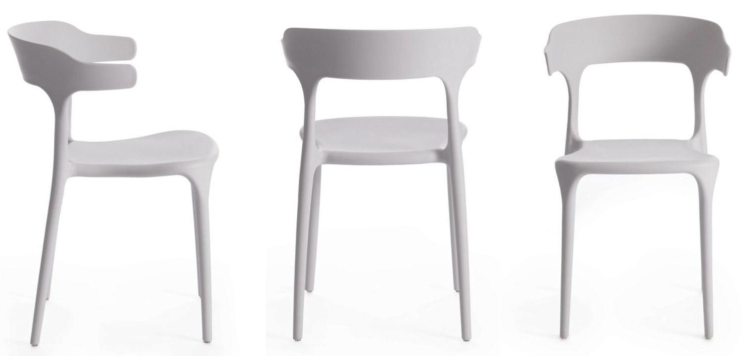 Стул Joris White Plastic Стул Joris White Plastic - Loft-Concept во Владивостоке