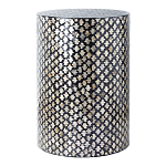 Столик круглый с инкрустацией Laura Black варинант исполнения - 1 | Loft Concept во Владивостоке