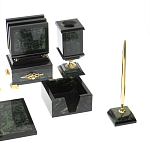 Настольный письменный набор из нефрита в подарочной коробке Victorious варинант исполнения - 5 | Loft Concept во Владивостоке