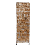 Торшер из перламутра на металлическом каркасе Indonesian Tower 2 варинант исполнения - 1 | Loft Concept во Владивостоке