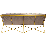 Трехместный диван на металлическом каркасе с цветочным принтом в стиле шинуазри Chinoiserie Birds on a Tree Sofa варинант исполнения - 6 | Loft Concept во Владивостоке