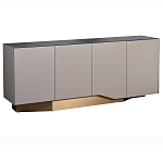 Комод со стеклянной столешницей и с выдвижными ящиками Minimalist Accent варинант исполнения - 1 | Loft Concept во Владивостоке