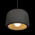 Подвесной светильник с цилиндрическим фактурным абажуром Sergey Makhno варинант исполнения - 5 | Loft Concept во Владивостоке