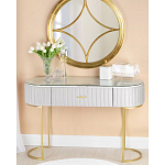 Консоль овальная на золотистых фигруных ножках Wall Console варинант исполнения - 4 | Loft Concept во Владивостоке