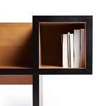 Дизайнерская скамейка  Canton  Beech and Black Bench варинант исполнения - 3 | Loft Concept во Владивостоке