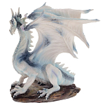 Декоративная статуэтка Белый Дракон Dragon White Statuette варинант исполнения - 3 | Loft Concept во Владивостоке