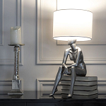 Настольная лампа TERRAMI с абажуром варинант исполнения - 3 | Loft Concept во Владивостоке