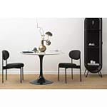 Стул мягкий Alfie Chair черный варинант исполнения - 6 | Loft Concept во Владивостоке