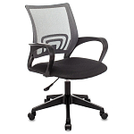 Офисное кресло с основанием из черного пластика Desk chairs Grey варинант исполнения - 1 | Loft Concept во Владивостоке