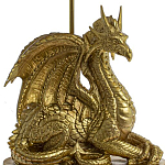 Настольная лампа с абажуром Дракон Golden Dragon Lamp Beige варинант исполнения - 6 | Loft Concept во Владивостоке
