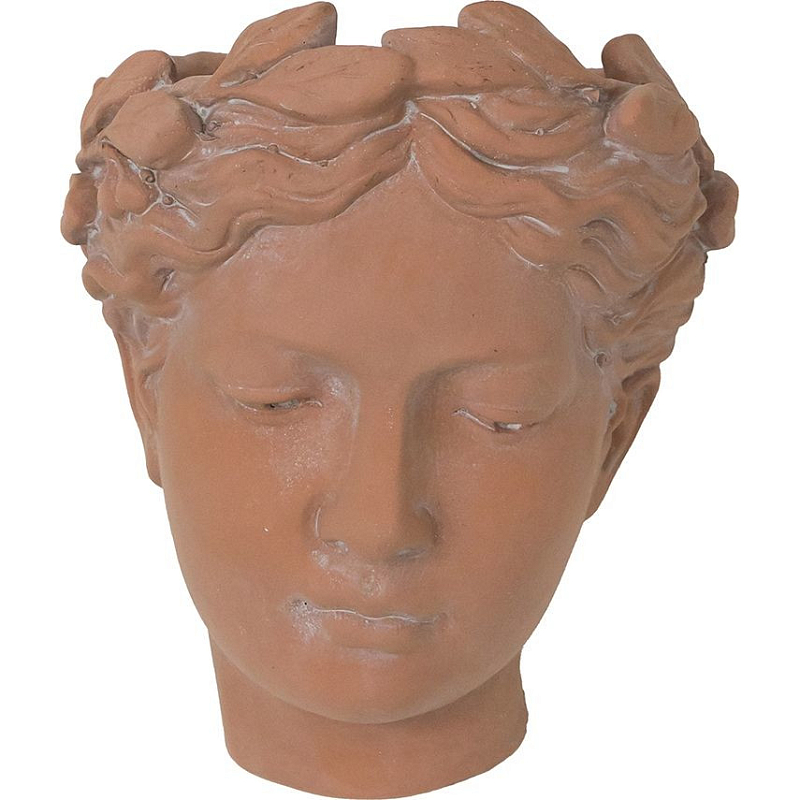 Кашпо Roman face Коричневый Кашпо Roman face Коричневый во Владивостоке | Loft Concept