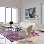 Торшер в виде белых и золотых цветов каллы Refined Taste of Light варинант исполнения - 1 | Loft Concept во Владивостоке