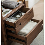 Вешалка деревянная с 2- мя ящиками Moon Walnut Furniture варинант исполнения - 9 | Loft Concept во Владивостоке