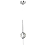 Подвесной светильник с плафоном из хрустального шара Crystal Bubbles Chrome Hanging Lamp варинант исполнения - 2 | Loft Concept во Владивостоке