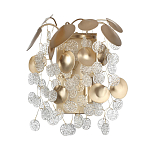 Бра с декоративными подвесками из прозрачного стекла в форме монеток FAIRYTREE Light варинант исполнения - 1 | Loft Concept во Владивостоке