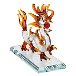 Декоративная стеклянная статуэтка Дракон Glass Dragon Statuette варинант исполнения - 2 | Loft Concept во Владивостоке