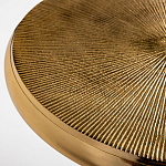 Кофейный стол из металла с круглой столешницей Table Gold Metal варинант исполнения - 5 | Loft Concept во Владивостоке